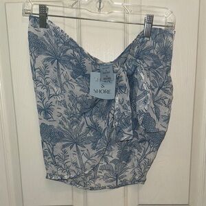 Shade & Shore Sheer Palm Tree Sarong Size XS